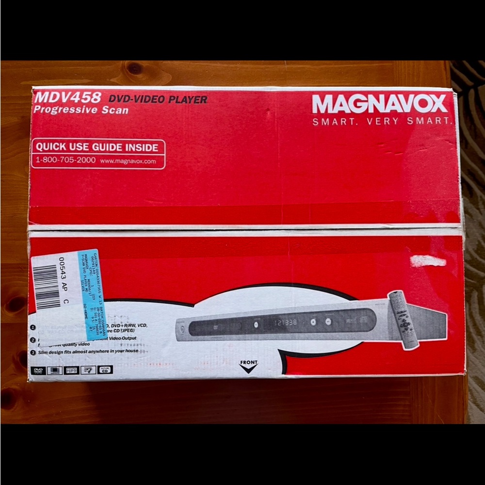 Magnavox MDV458 Progressive Scan DVD Video Player 📀